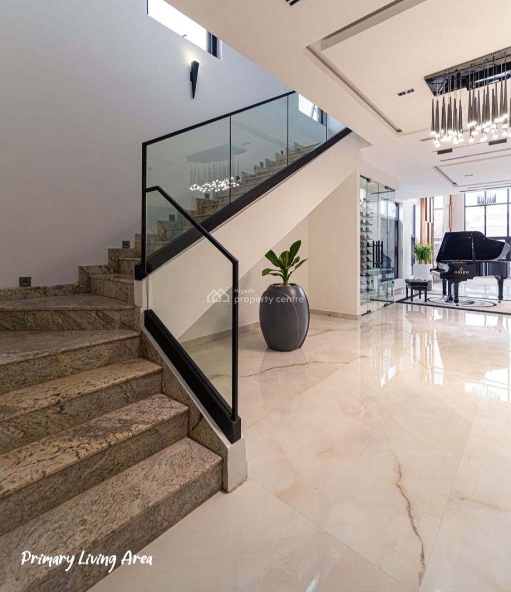 Luxury State of The Art Italian Semi Furnished 5 Bedroom Mansion & Bq, Ikoyi, Lagos, Detached Duplex for Sale