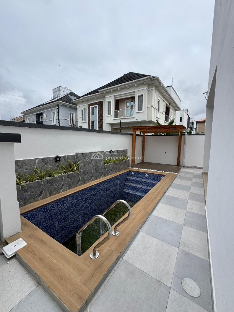 Magnificent 5-bedroom Duplex  with a Swimming Pool, Rooftop Terrace, Chevron, Lekki, Lagos, Detached Duplex for Sale