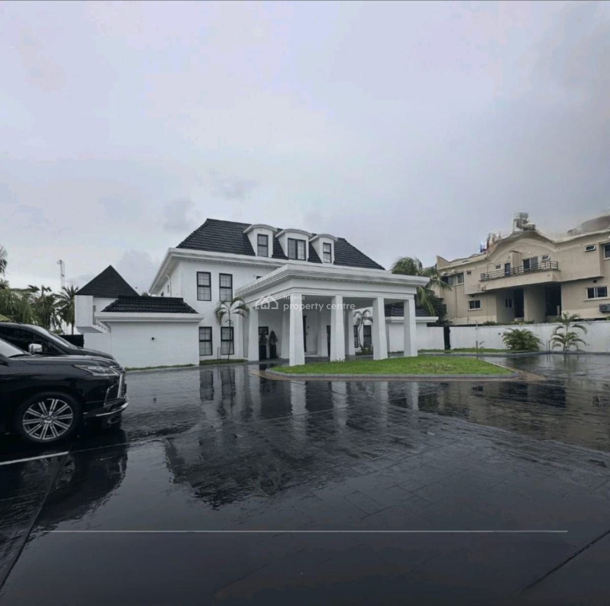 Waterfront 6bedroom Mansion Sitting on 3600sqm with Private Jetty, Osborne Phase 1 Estate, Osborne, Ikoyi, Lagos, Detached Duplex for Sale