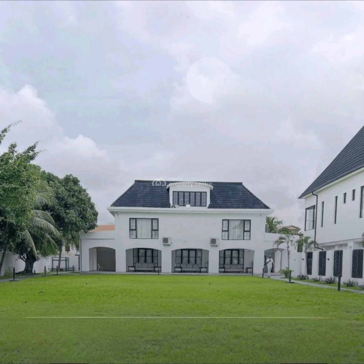 Waterfront 6bedroom Mansion Sitting on 3600sqm with Private Jetty, Osborne Phase 1 Estate, Osborne, Ikoyi, Lagos, Detached Duplex for Sale