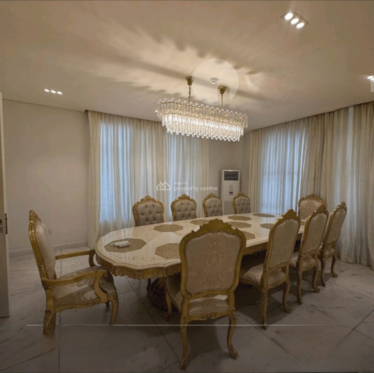 Waterfront 6bedroom Mansion Sitting on 3600sqm with Private Jetty, Osborne Phase 1 Estate, Osborne, Ikoyi, Lagos, Detached Duplex for Sale