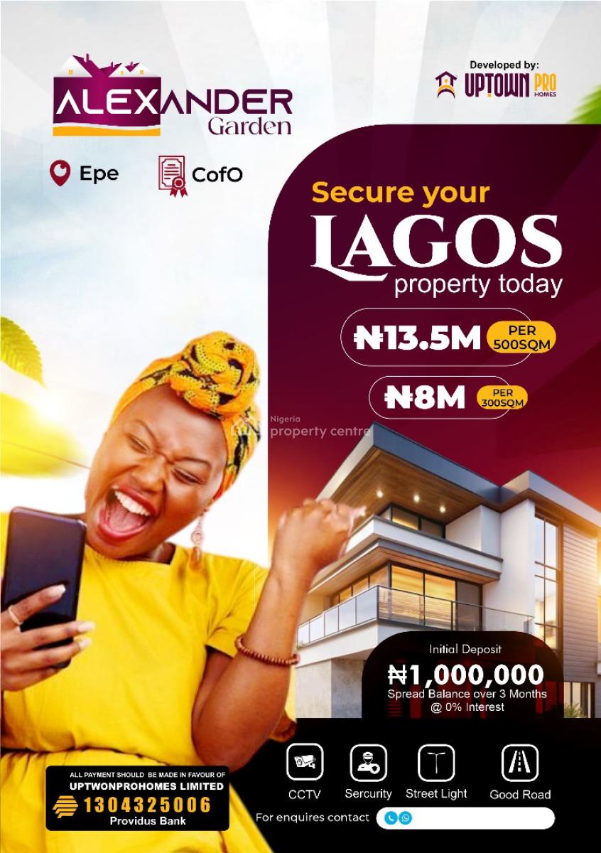 500square Going for 13.500m, 300square Going for 8m, Epe, Lagos, Epe, Lagos, Residential Land for Sale