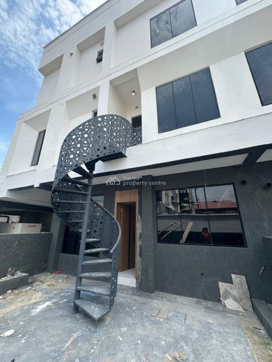 Fully Smart 4 Bedroom Terrace Duplex with Bq and Pool, Lekki Phase 1, Lekki, Lagos, Terraced Duplex for Sale
