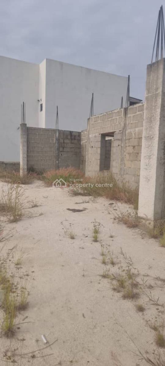 3 Bedroom with a Room Bq Carcass Building Urban Prime Estate, Urban Prime Estate, Abraham Adesanya Estate Road, Ajah, Lagos, Terraced Duplex for Sale