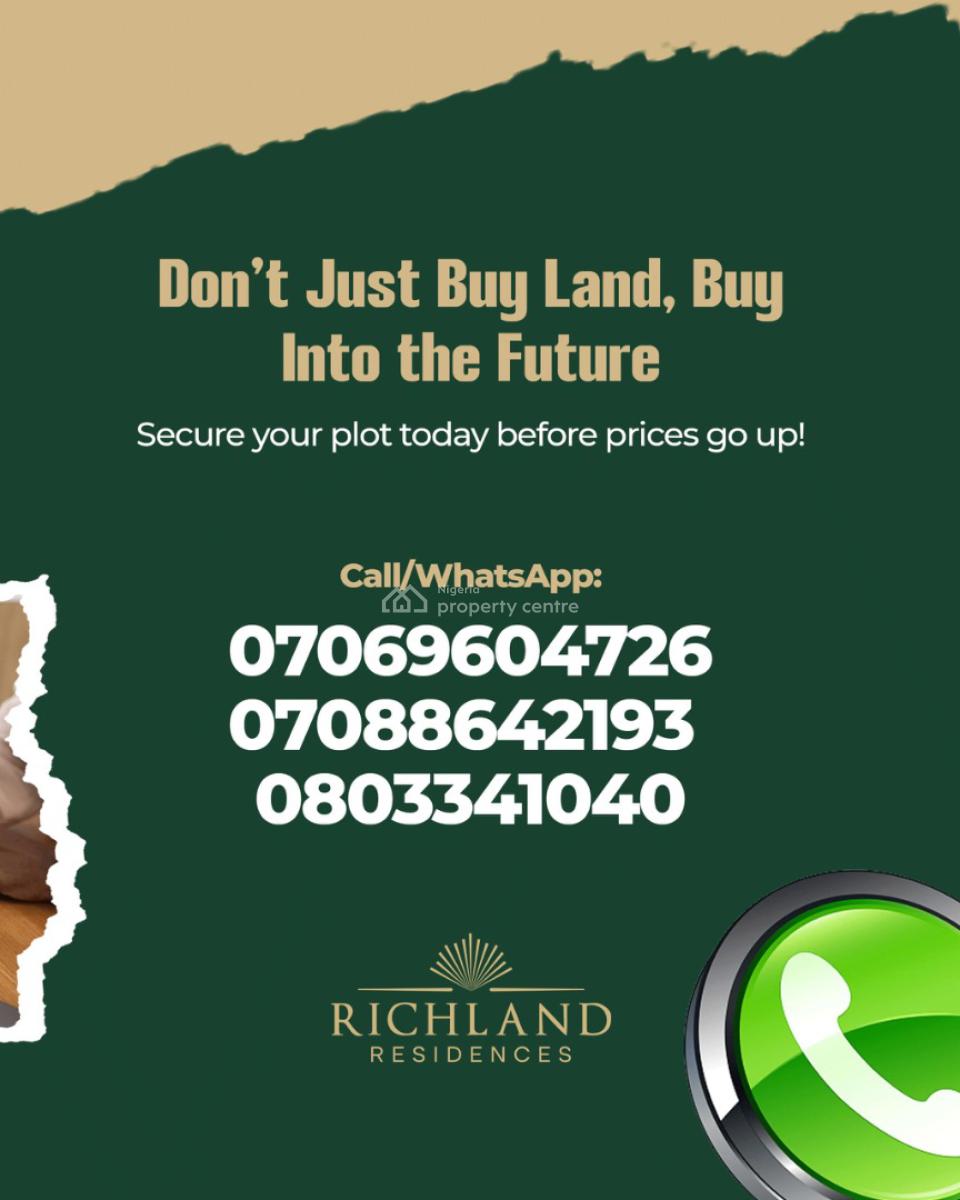 Affordable Landed Property in a Serene & Secured Estate, Mowe Town, Ogun, Residential Land for Sale