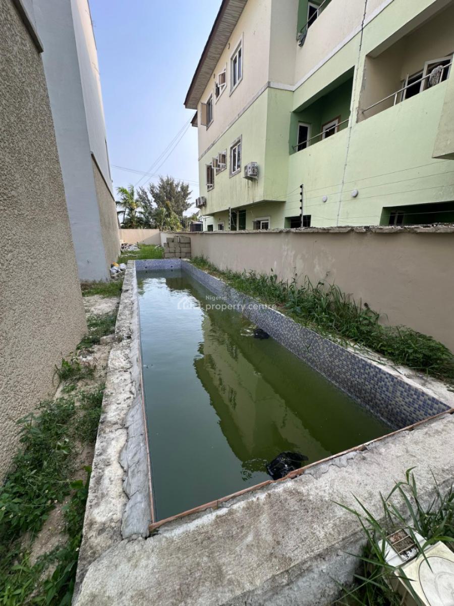 Newly Built 4 Bedrooms Terraced Duplex with Bq and Swimming Pool, Ikate, Lekki, Lagos, Terraced Duplex for Rent