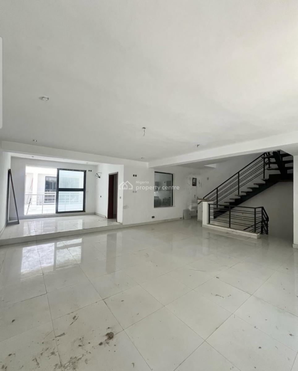 Newly Built and Serviced with 24/7 Power Supply 4 Bedroom En-suite Tow, Lekki Phase 1, Lekki, Lagos, Terraced Duplex for Rent