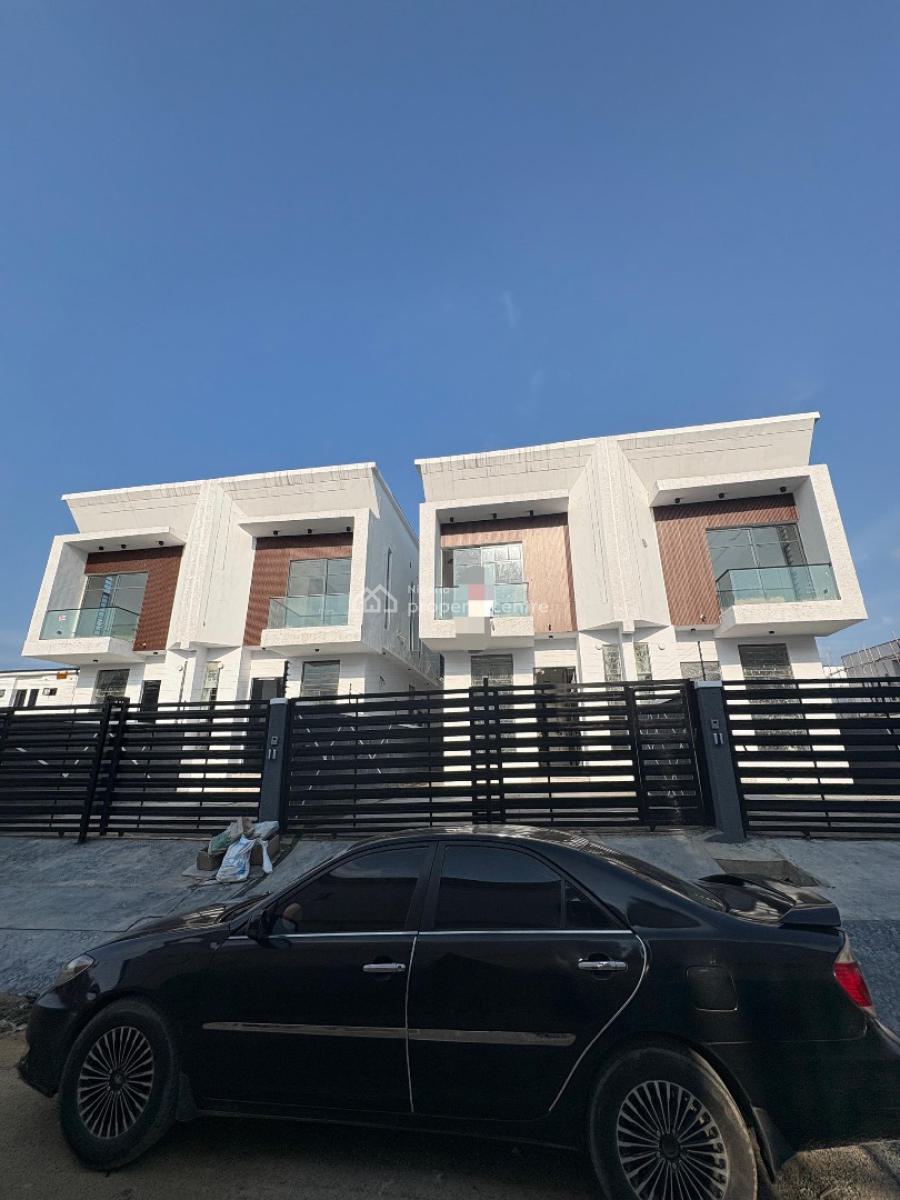 Exclusively Built 4 Bedroom Semi Detached Duplex with Bq, Ikota, Lekki, Lagos, Semi-detached Duplex for Sale
