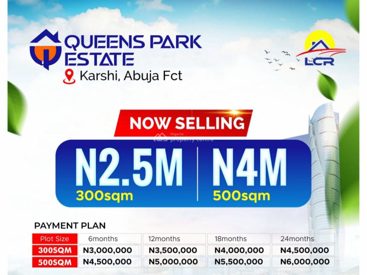 an Eco-friendly Estate, Queens Garden Estate, Karshi, Abuja, Land for Sale