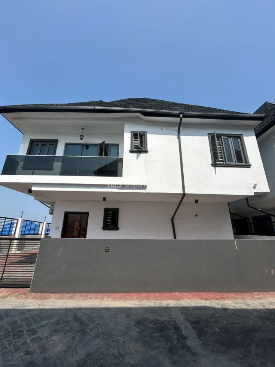 Seaview Fully Detached and Semi Furnish 4 Bedroom with Bq, Gym and Pool, Osborne, Ikoyi, Lagos, Detached Duplex for Rent