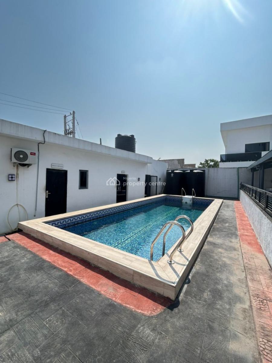 Seaview Fully Detached and Semi Furnish 4 Bedroom with Bq, Gym and Pool, Osborne, Ikoyi, Lagos, Detached Duplex for Rent