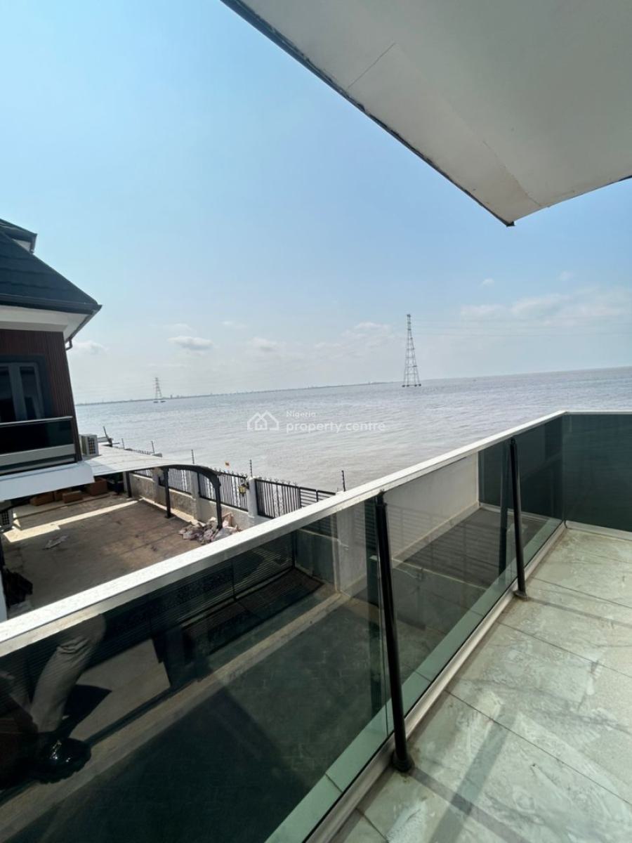 Seaview Fully Detached and Semi Furnish 4 Bedroom with Bq, Gym and Pool, Osborne, Ikoyi, Lagos, Detached Duplex for Rent
