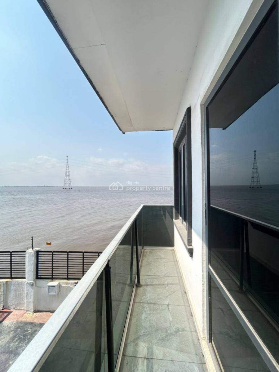 Seaview Fully Detached and Semi Furnish 4 Bedroom with Bq, Gym and Pool, Osborne, Ikoyi, Lagos, Detached Duplex for Rent