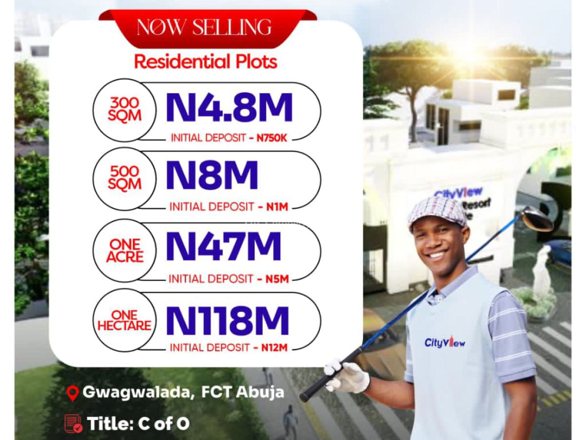 Affordable Prime Estate Land, City View Park and Resort Estate, Gwagwalada, Abuja, Mixed-use Land for Sale