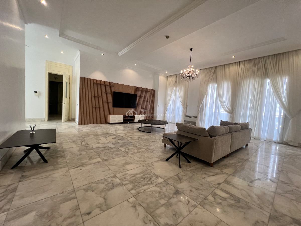 Luxury 3 Bedroom Furnished Apartment with a Room Bq,swimming Pool,gym, Old Ikoyi, Ikoyi, Lagos, Flat / Apartment for Rent