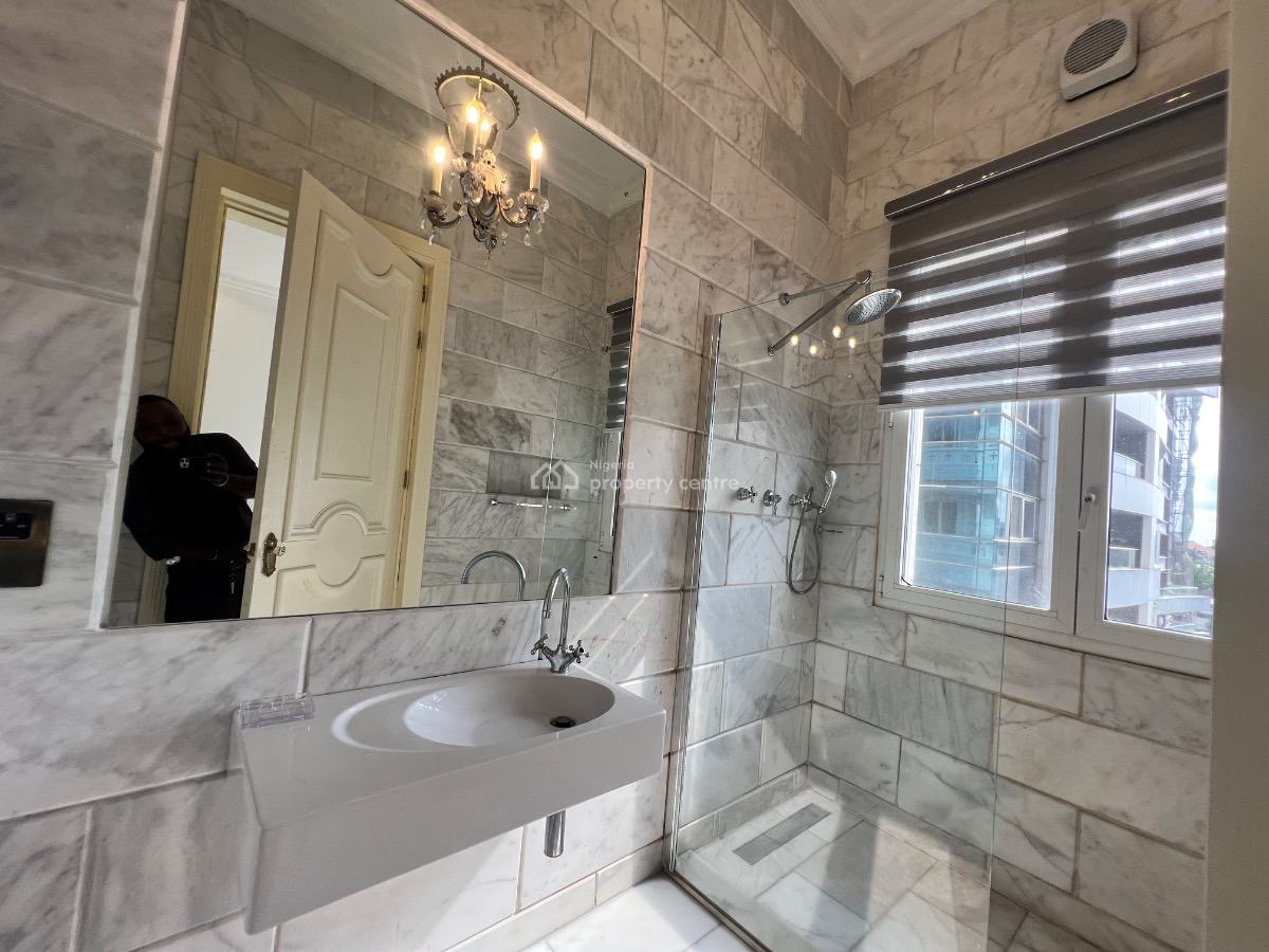 Luxury 3 Bedroom Furnished Apartment with a Room Bq,swimming Pool,gym, Old Ikoyi, Ikoyi, Lagos, Flat / Apartment for Rent