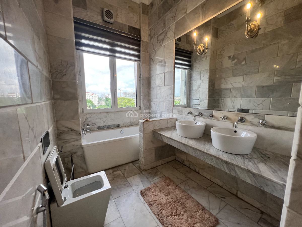 Luxury 3 Bedroom Furnished Apartment with a Room Bq,swimming Pool,gym, Old Ikoyi, Ikoyi, Lagos, Flat / Apartment for Rent