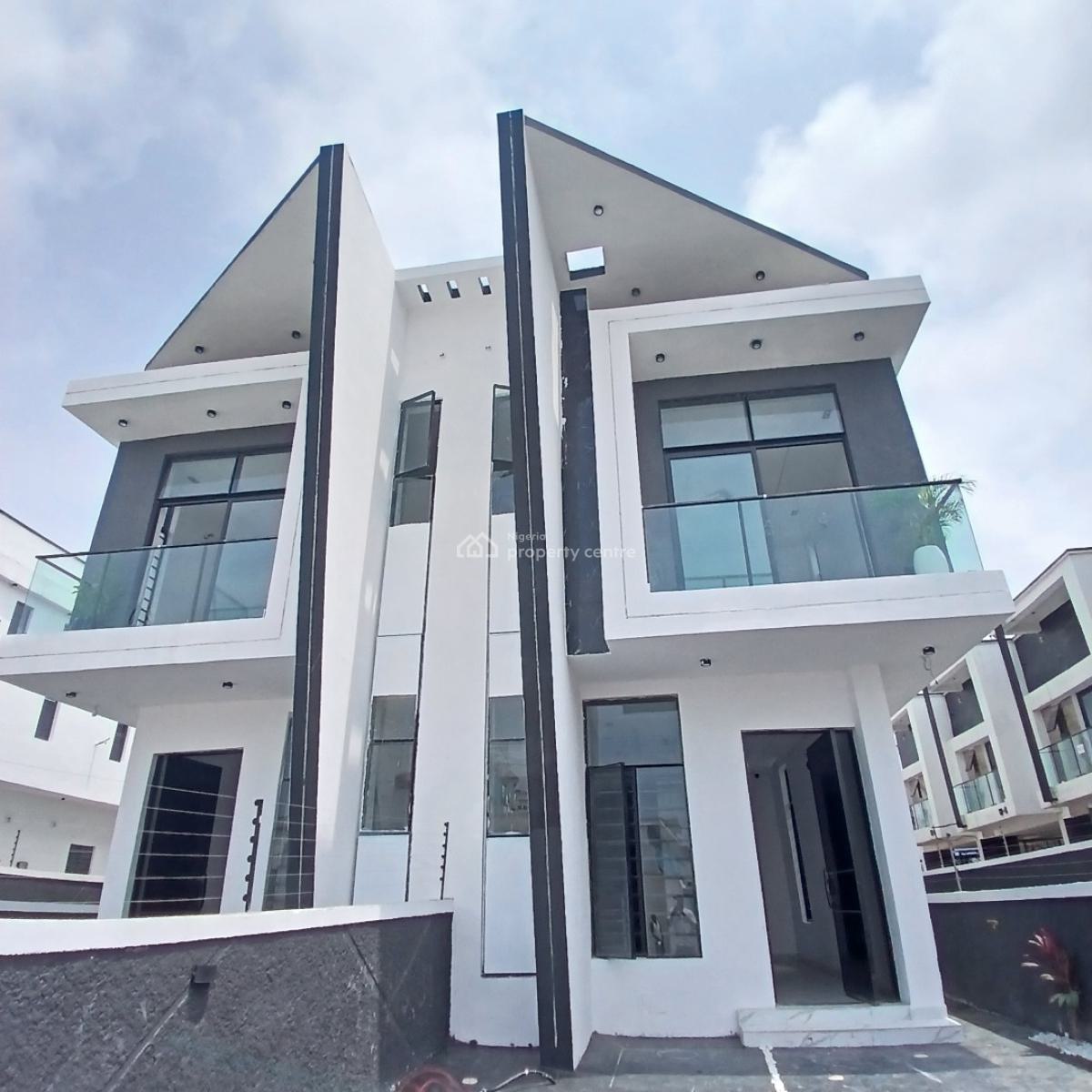 Neatly Built 4 Bedrooms Semi-detached Duplex with Bq, Ikota, Lekki, Lagos, Semi-detached Duplex for Sale