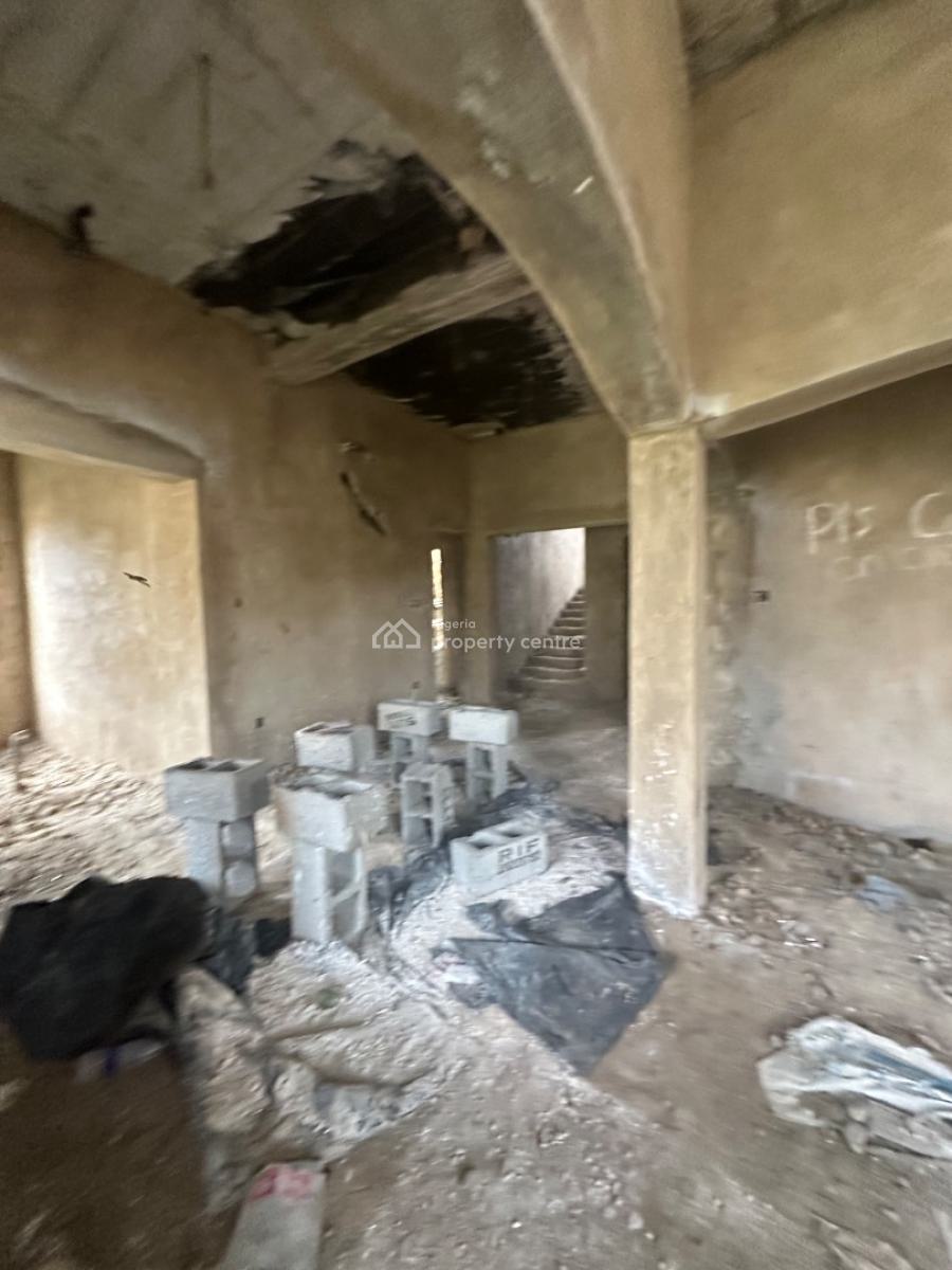 Excellent Spacious 5 Bedroom Duplex Carcass, By Sahara 4, Lokogoma District, Abuja, Detached Duplex for Sale