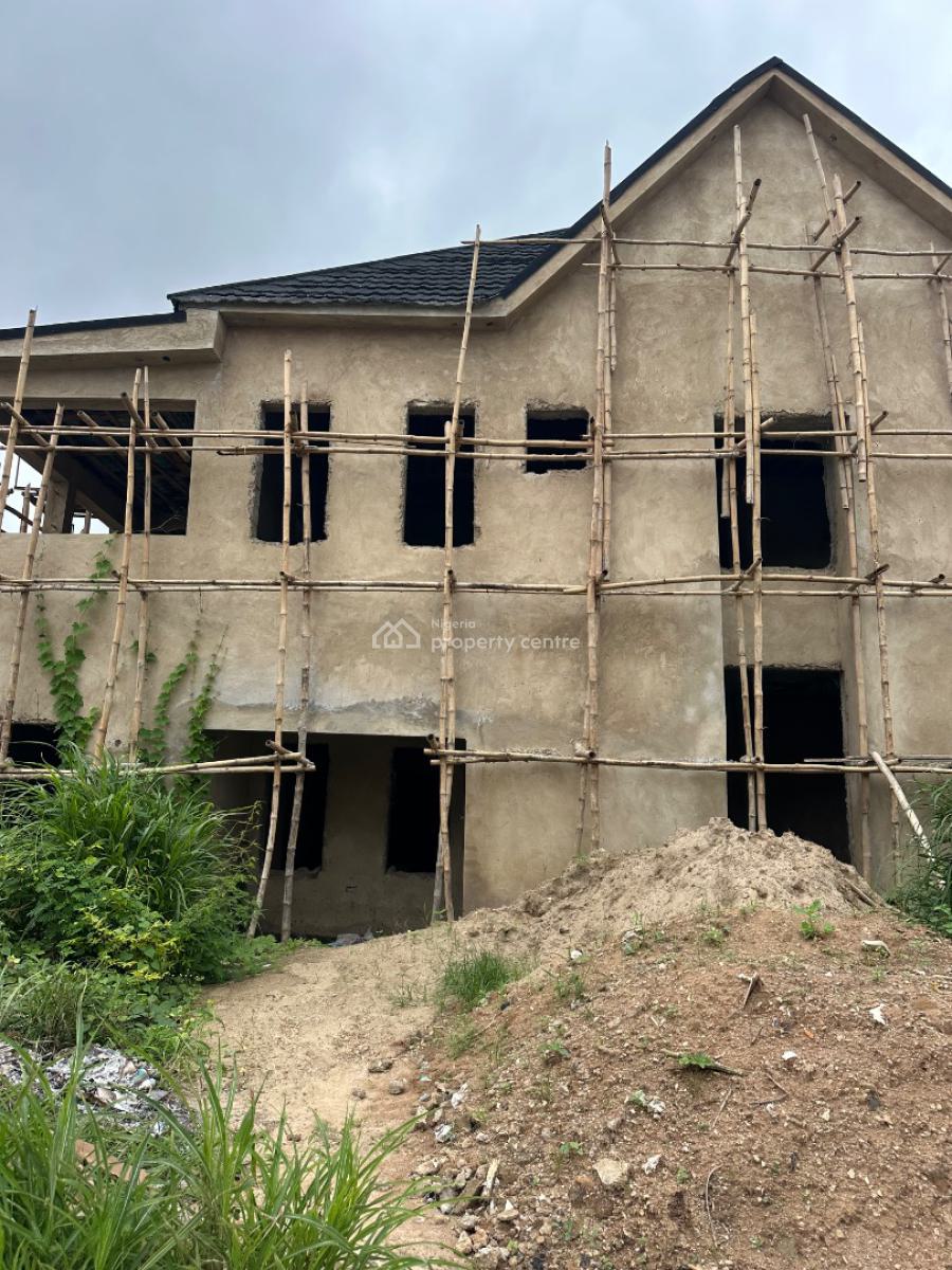 Excellent Spacious 5 Bedroom Duplex Carcass, By Sahara 4, Lokogoma District, Abuja, Detached Duplex for Sale