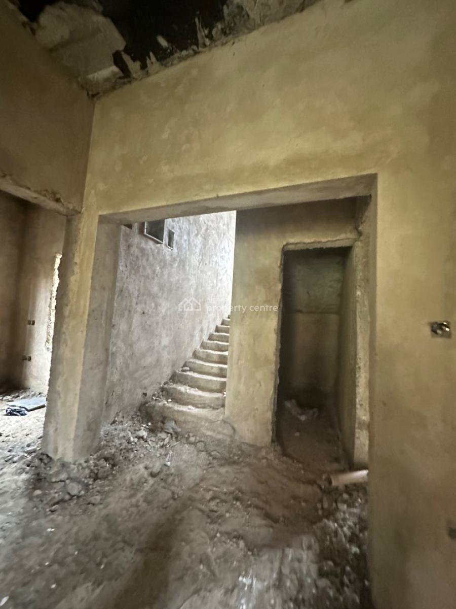 Excellent Spacious 5 Bedroom Duplex Carcass, By Sahara 4, Lokogoma District, Abuja, Detached Duplex for Sale