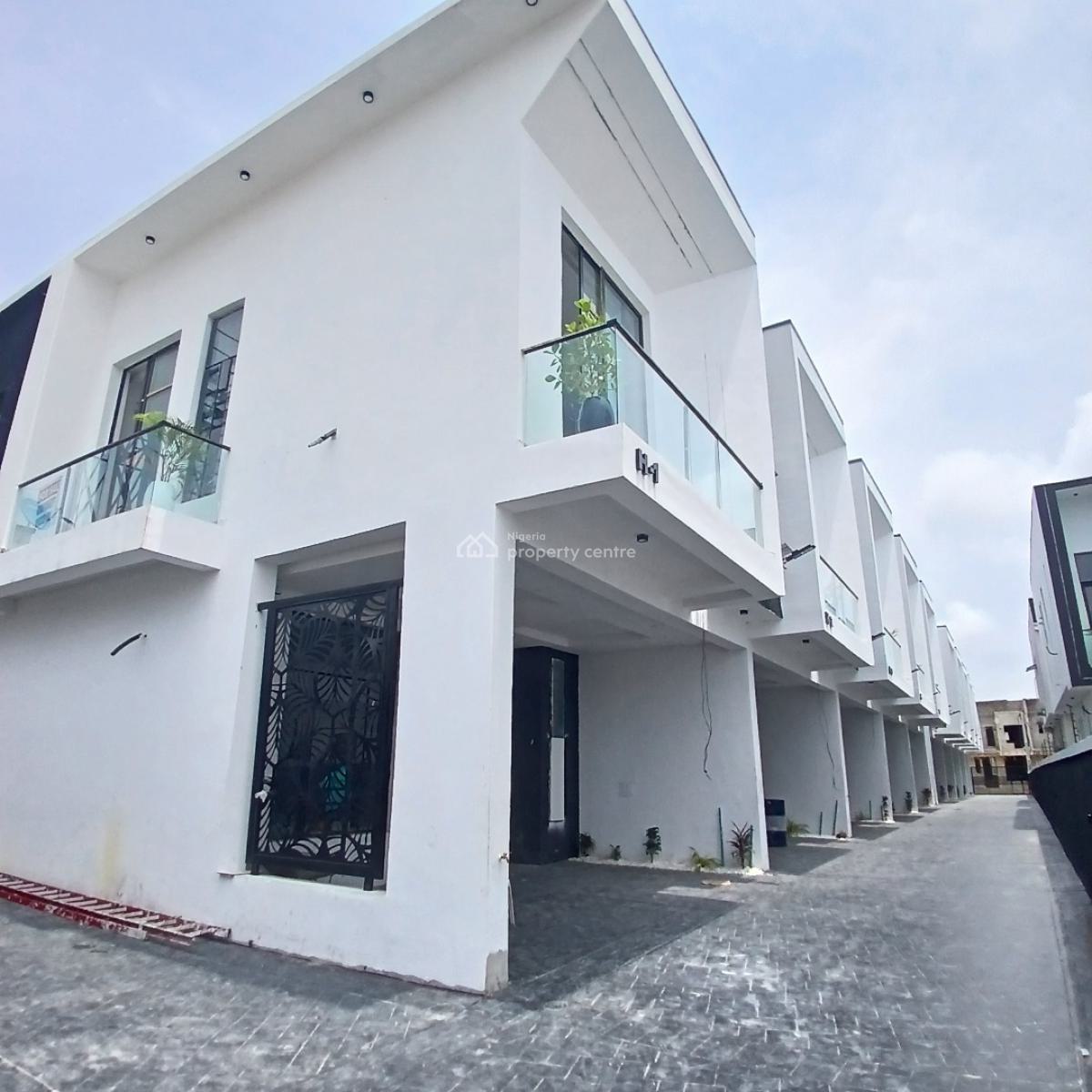 Luxury 4 Bedrooms Terraced Duplex with Bq, Ikota, Lekki, Lagos, Terraced Duplex for Sale
