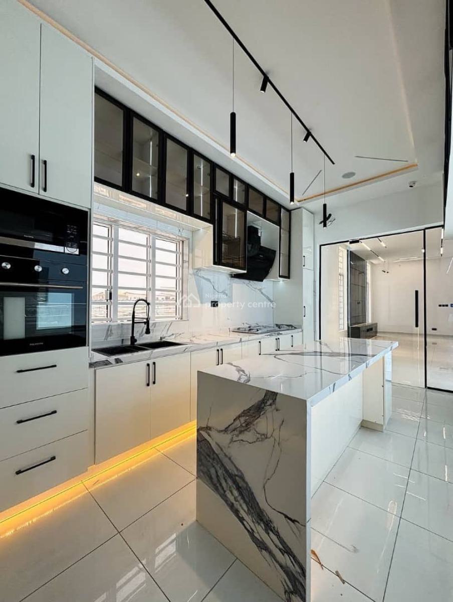 Luxurious 5 Bedroom Detached Duplex with Bq & Pool in Secure Estate, Ologolo, Lekki, Lagos, Detached Duplex for Sale