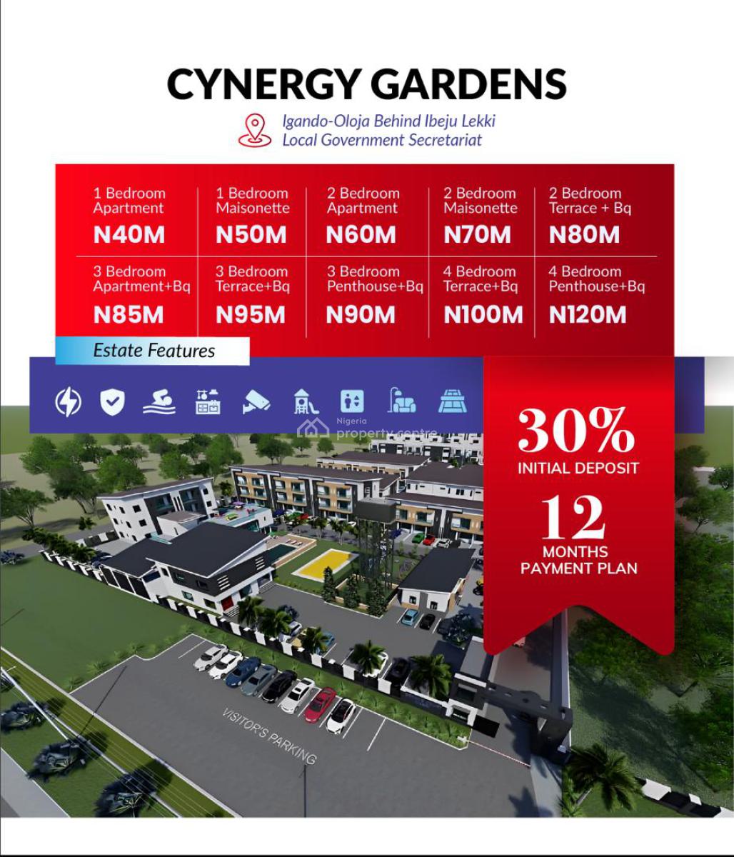 Offplan Project: 2 Bedroom Terraced Duplex+bq with Flexible Payment, Offplan Project: 2 Bedroom Terraced Duplex+bq with Flexible Payment, Ibeju Lekki, Lagos, Terraced Duplex for Sale