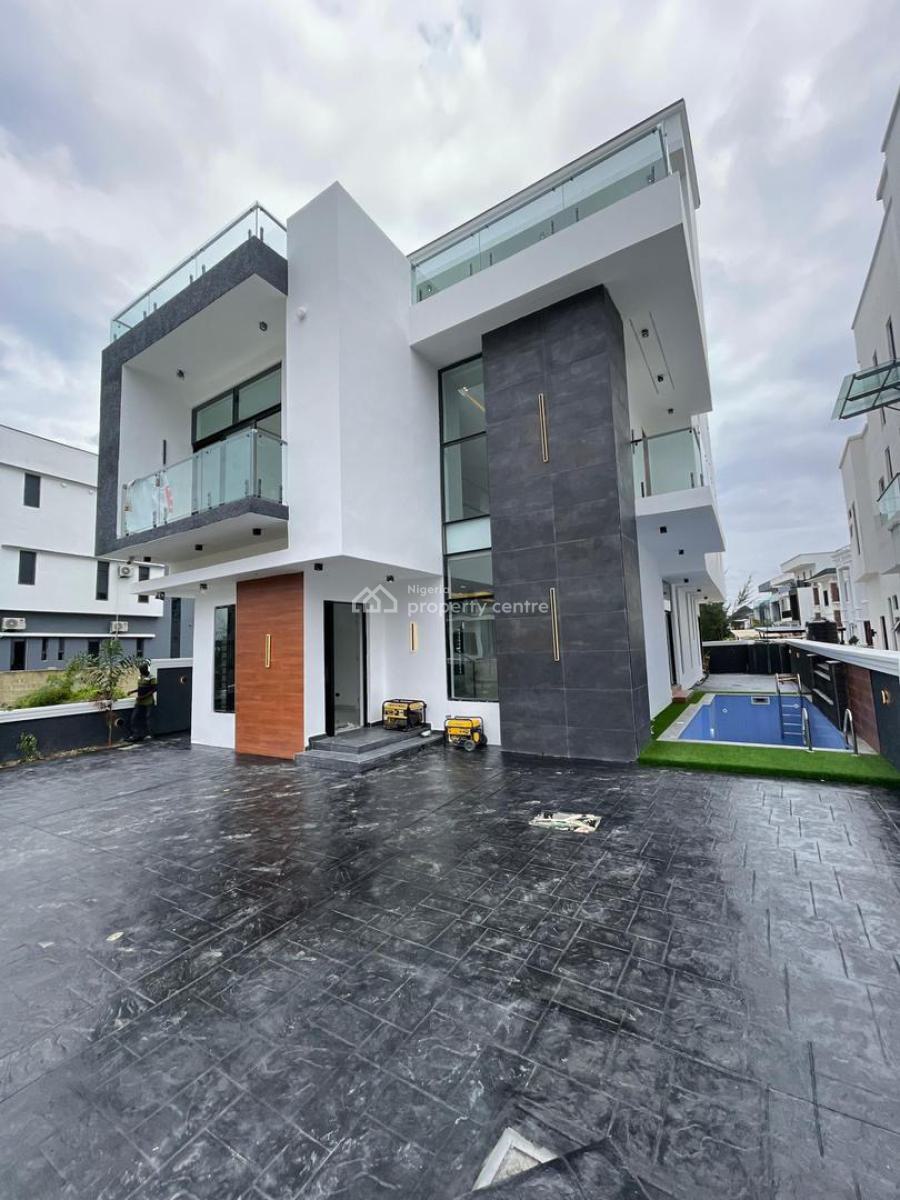 5 Bedroom Fully Detached Duplex with Bq, Ikota, Lekki, Lagos, Detached Duplex for Sale