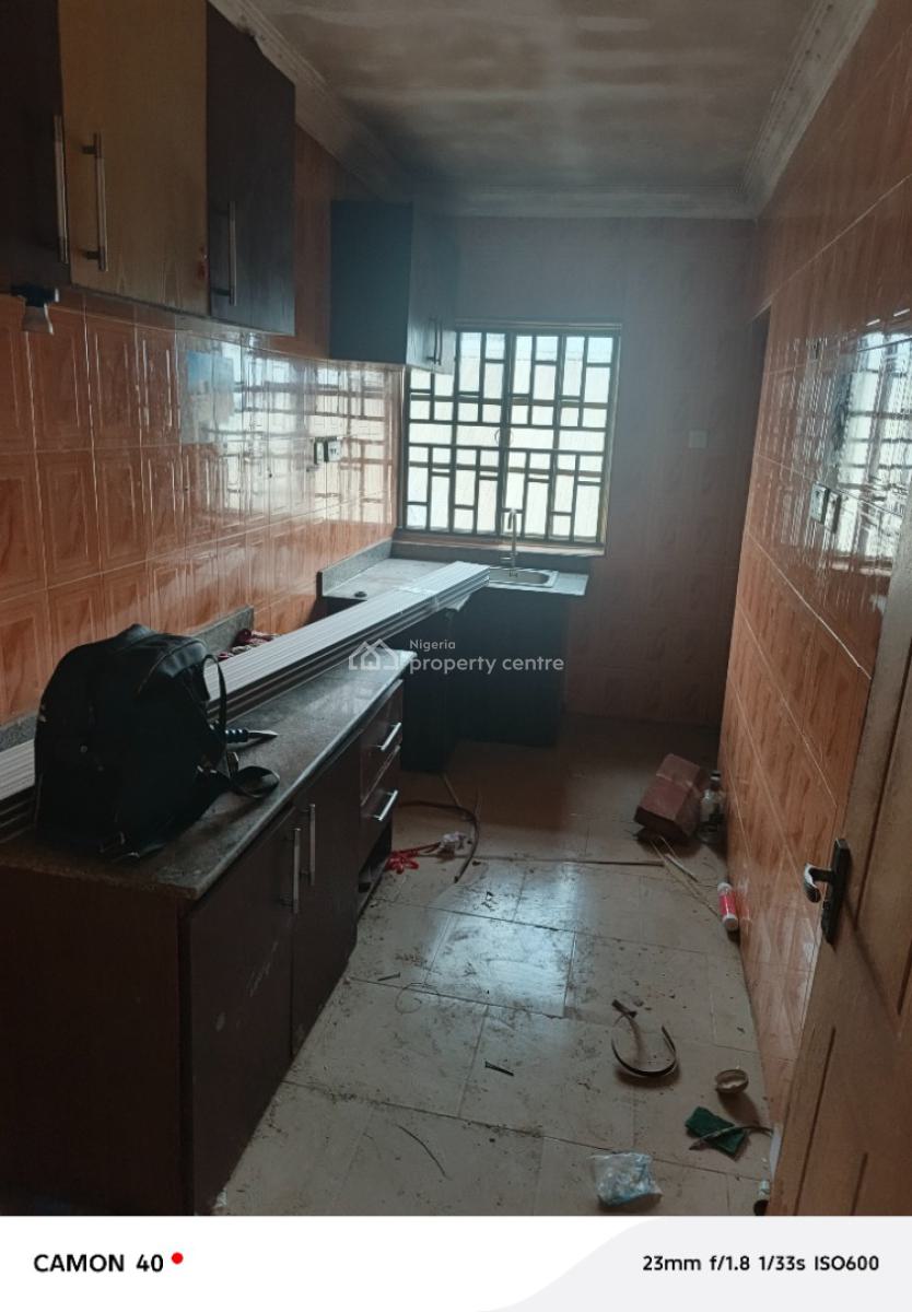 Very Decent 2 Bedroom Flat, Canal Estate Near Cele Express Bus Stop, Okota, Isolo, Lagos, Flat / Apartment for Rent