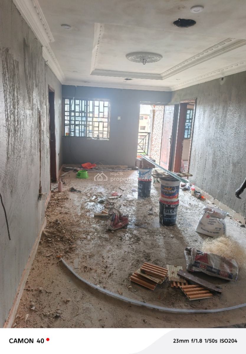 Very Decent 2 Bedroom Flat, Canal Estate Near Cele Express Bus Stop, Okota, Isolo, Lagos, Flat / Apartment for Rent