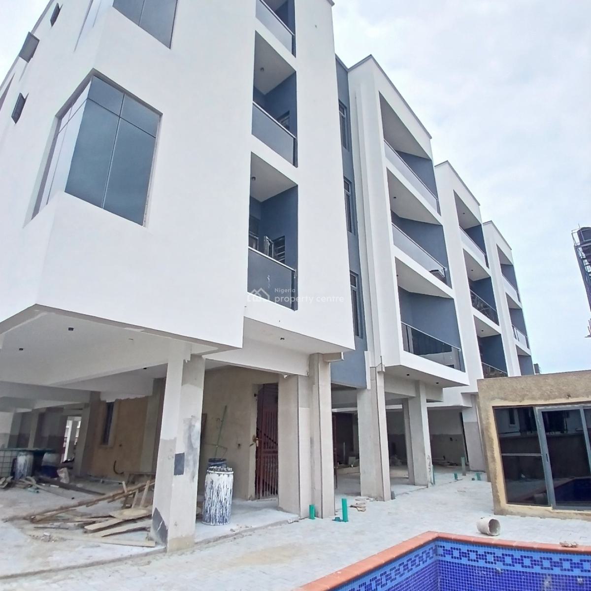 Luxurious 3 Bedroom Apartment with Swimming Pool and Gym, Chevron Toll Gate, Orchid Road, Lekki, Lagos, Block of Flats for Sale