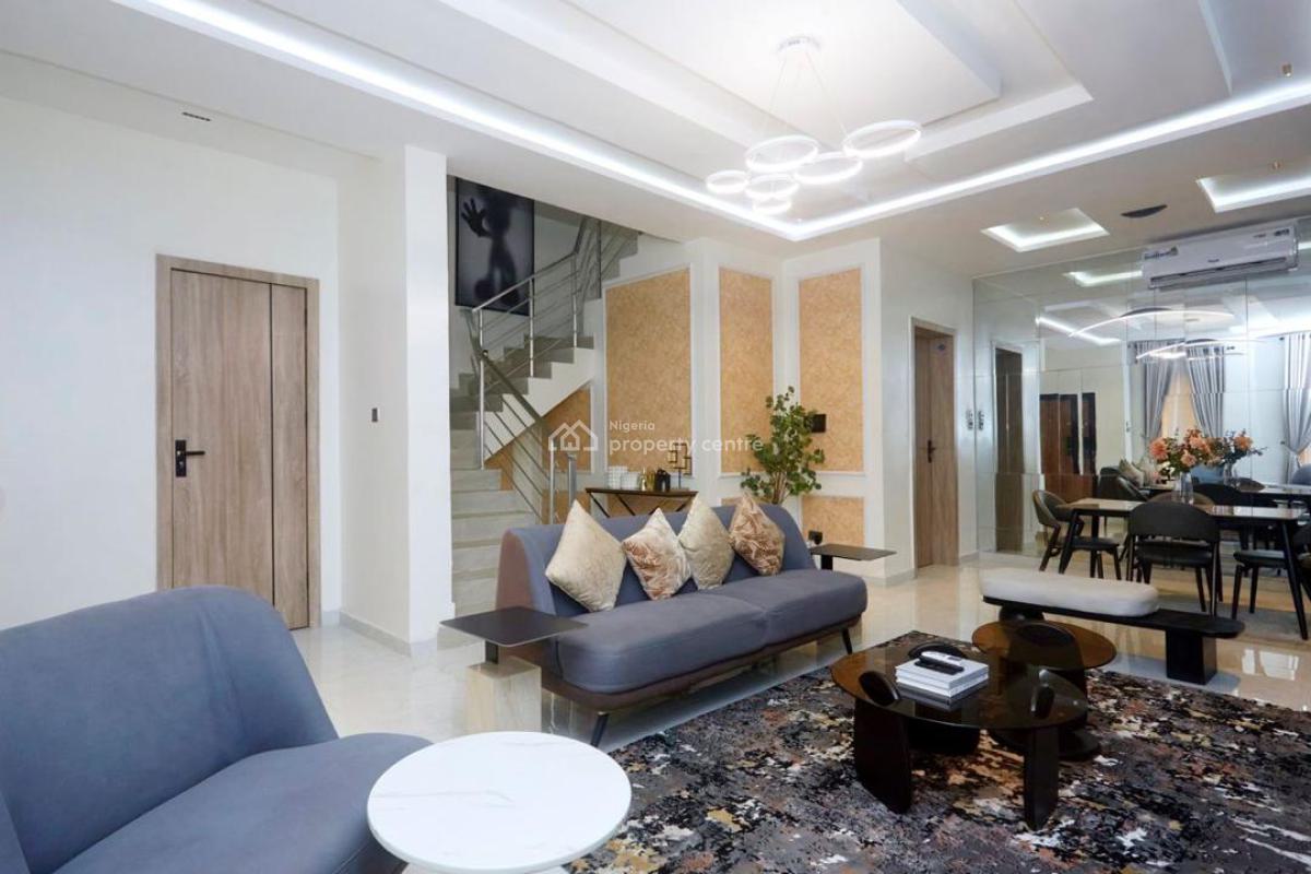Luxury 3bedroom Maisonette, Meadow Hall Ikate, Lekki, Lagos, Terraced Bungalow Short Let