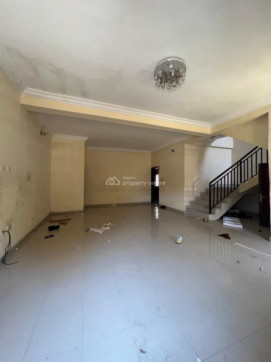 4 Bedroom Well Maintained Bungalow on 2 Floors with a Large Bq & Compound, Sangotedo, Ajah, Lagos, Terraced Duplex for Sale