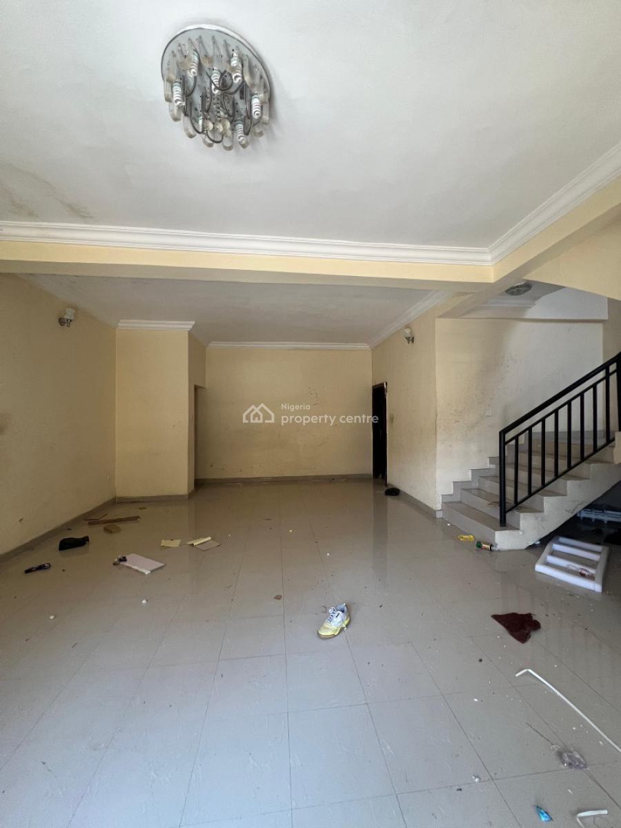 4 Bedroom Well Maintained Bungalow on 2 Floors with a Large Bq & Compound, Sangotedo, Ajah, Lagos, Terraced Duplex for Sale
