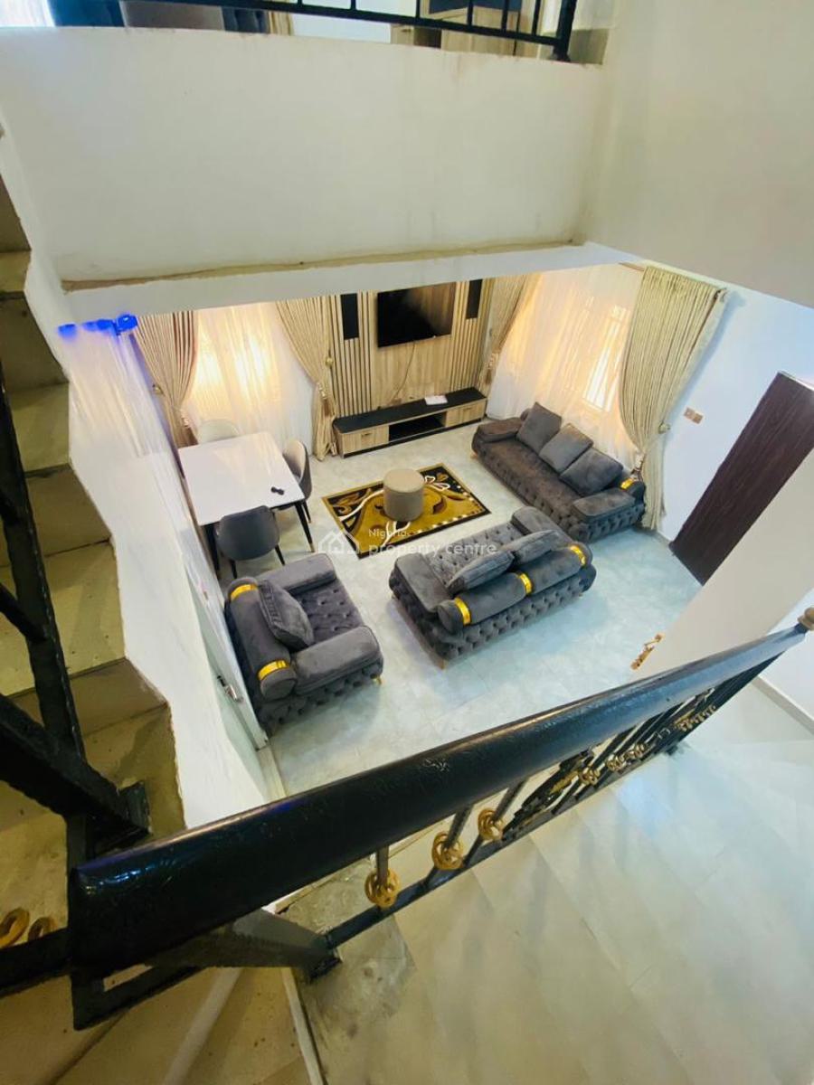 Furnished 2 Bedroom Duplex with Bq in an Estate, Life Camp, Abuja, Detached Duplex for Rent
