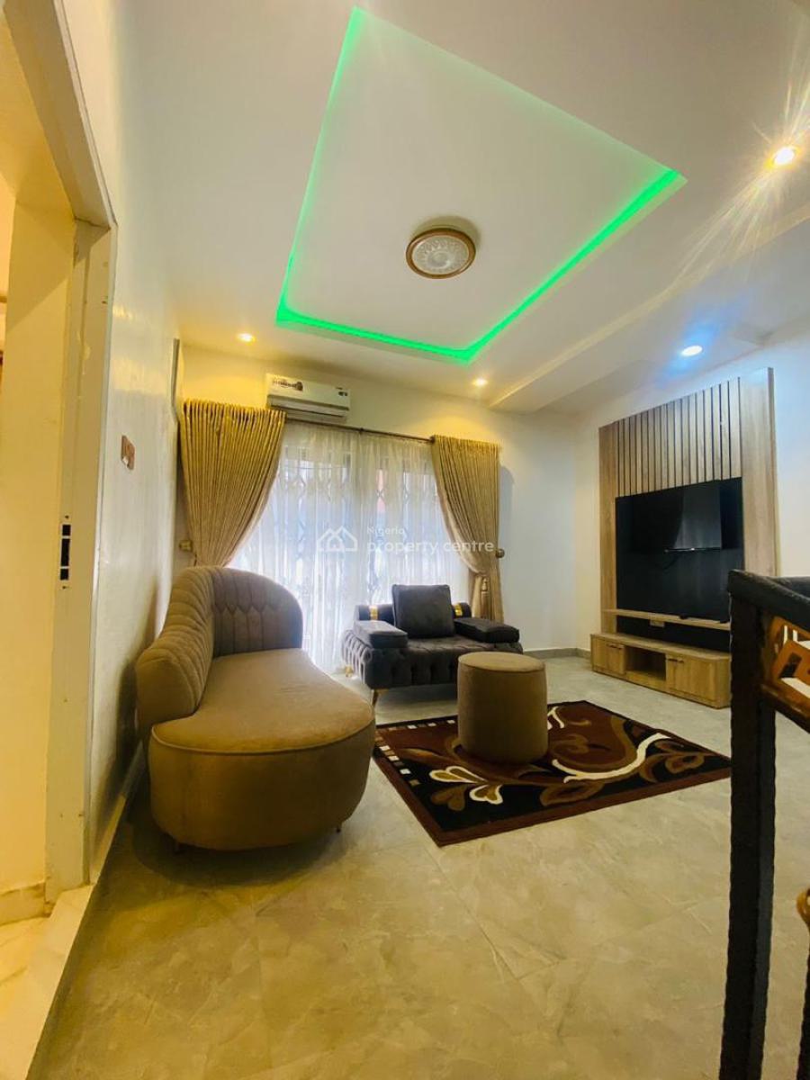 Furnished 2 Bedroom Duplex with Bq in an Estate, Life Camp, Abuja, Detached Duplex for Rent