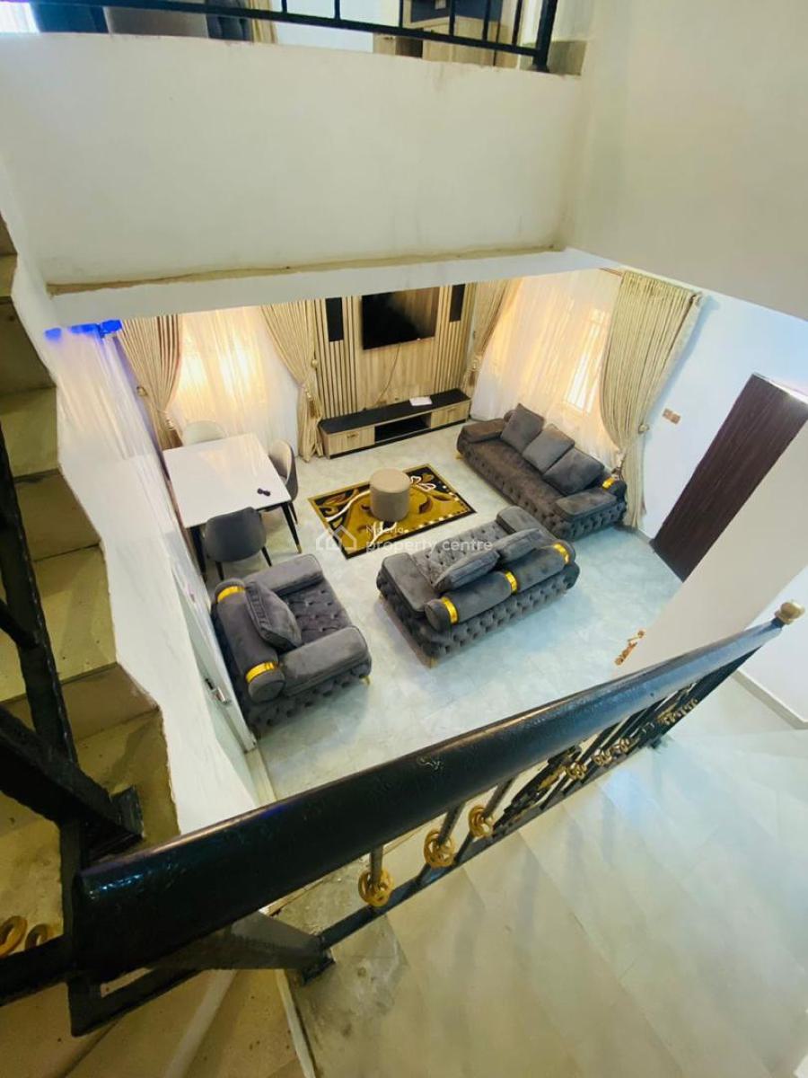 Furnished 2 Bedroom Duplex with Bq in an Estate, Life Camp, Abuja, Detached Duplex for Rent