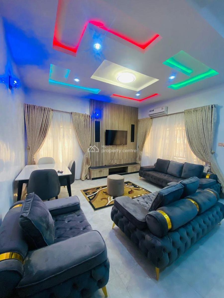 Furnished 2 Bedroom Duplex with Bq in an Estate, Life Camp, Abuja, Detached Duplex for Rent