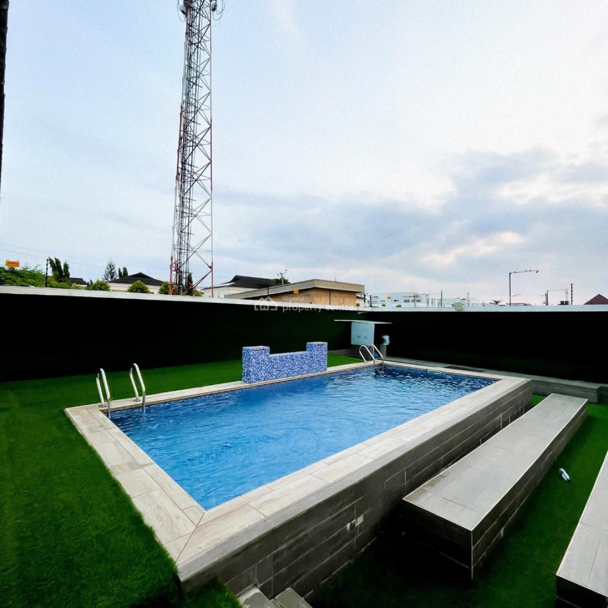 Fully Furnished Luxury Studio Apartment with Pool and Gym, Ologolo, Lekki, Lagos, Self Contain (single Rooms) for Rent