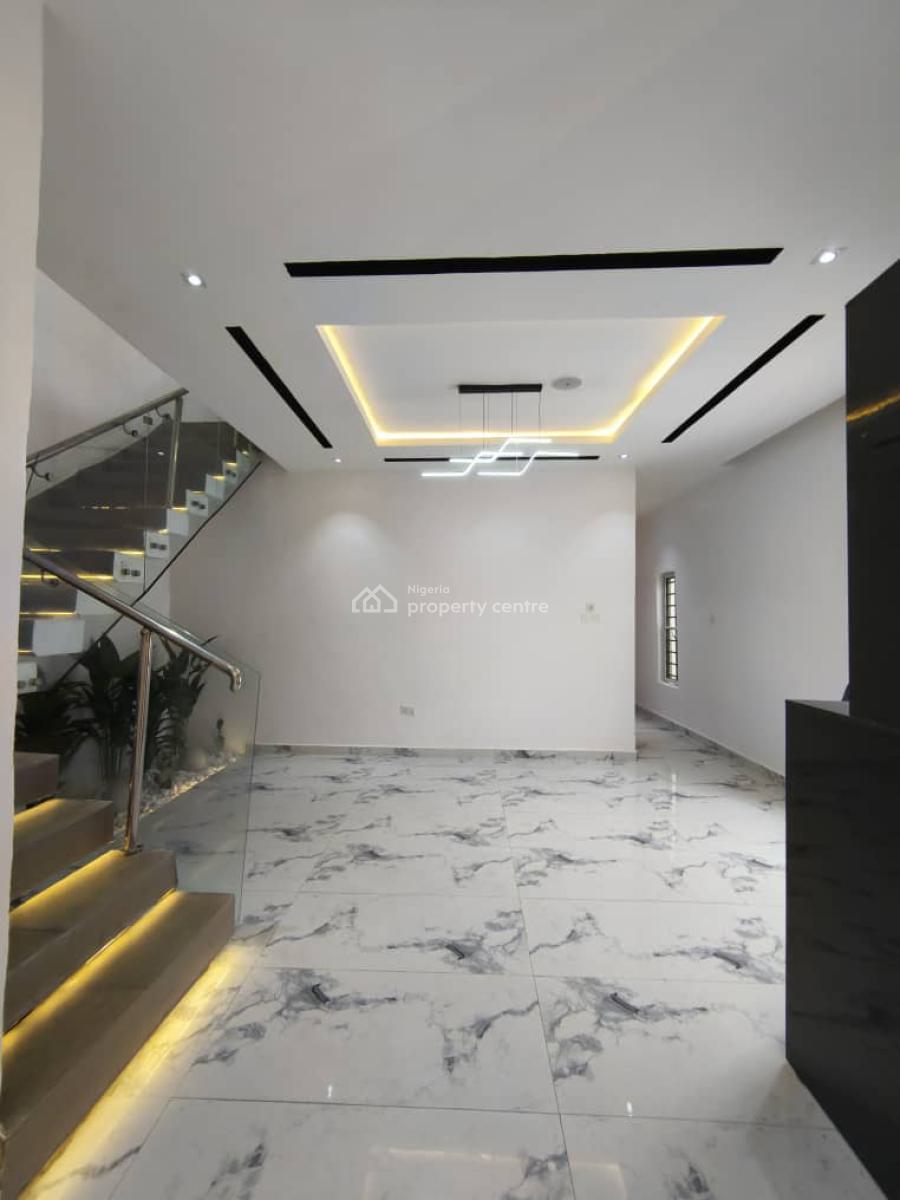 Brand New 5 Bedroom Fully Detached Duplex with Bq, Chevron Drive, Lekki, Lagos, Detached Duplex for Sale