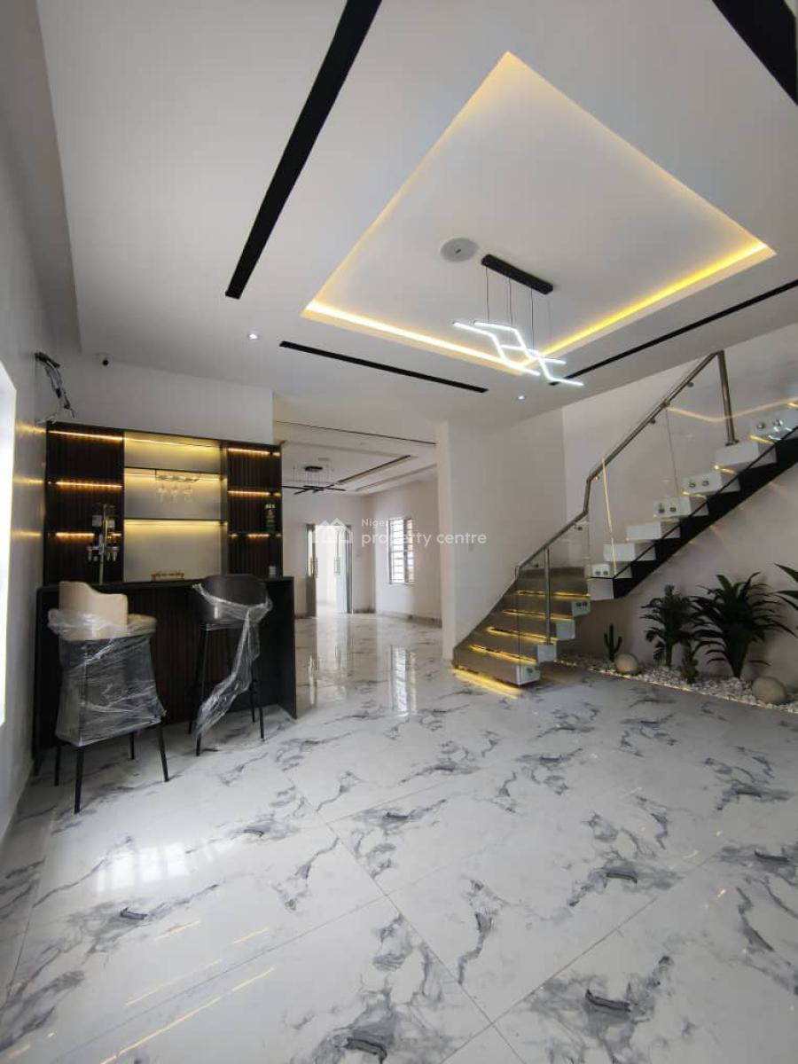 Brand New 5 Bedroom Fully Detached Duplex with Bq, Chevron Drive, Lekki, Lagos, Detached Duplex for Sale