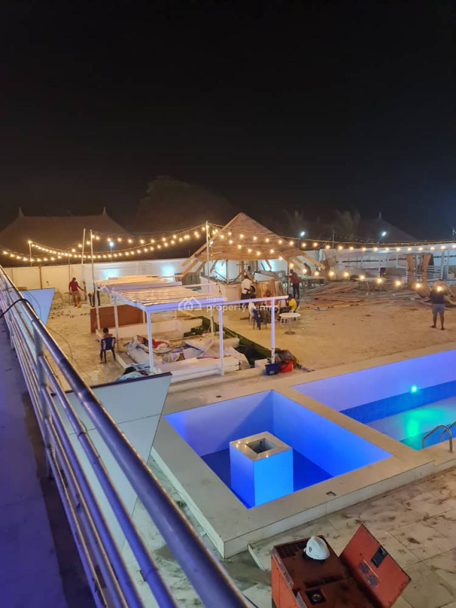 a Fully Functional Private Beach Resort, Along Coaster High Way, Ajah, Lagos, Hotel / Guest House for Sale
