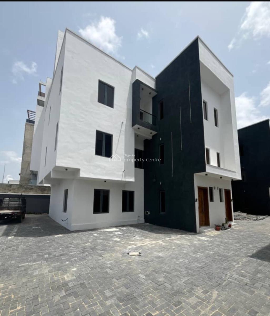 Brand New 4 Bedroom Semi-detached with a Bq (24 Hours Power), Off Freedom Way, Lekki Phase 1, Lekki, Lagos, Semi-detached Duplex for Sale