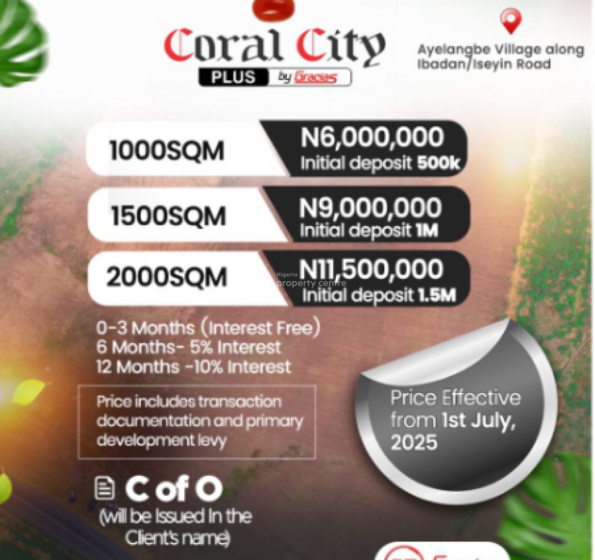 Residentials, Acres, Commercials,all Here, Coral City Iseyin 1.0,aiyelangbe Village, Iseyin Road, Ibadan, Oyo, Mixed-use Land for Sale