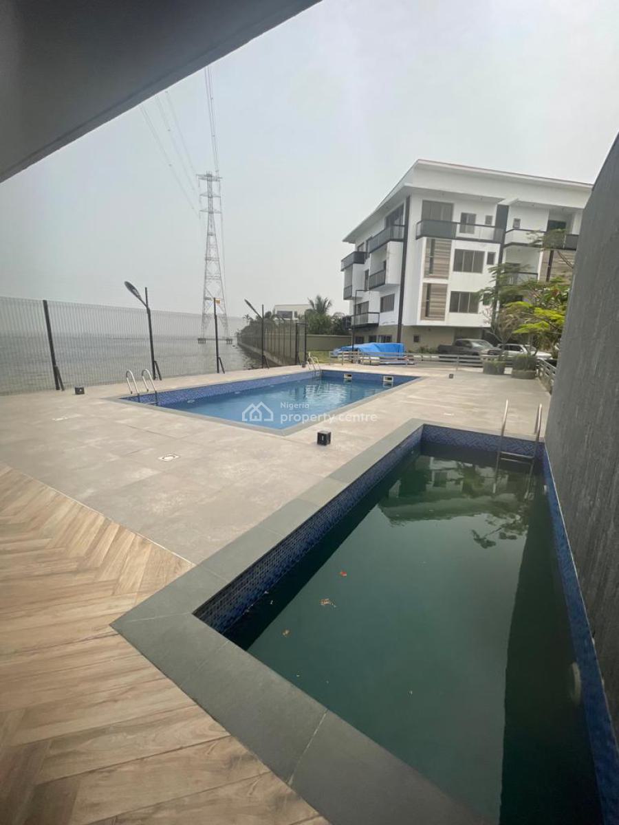 Luxury 3 Bedroom Waterfront Maisonette with Pool & Gym, Banana Island, Ikoyi, Lagos, Flat / Apartment for Rent