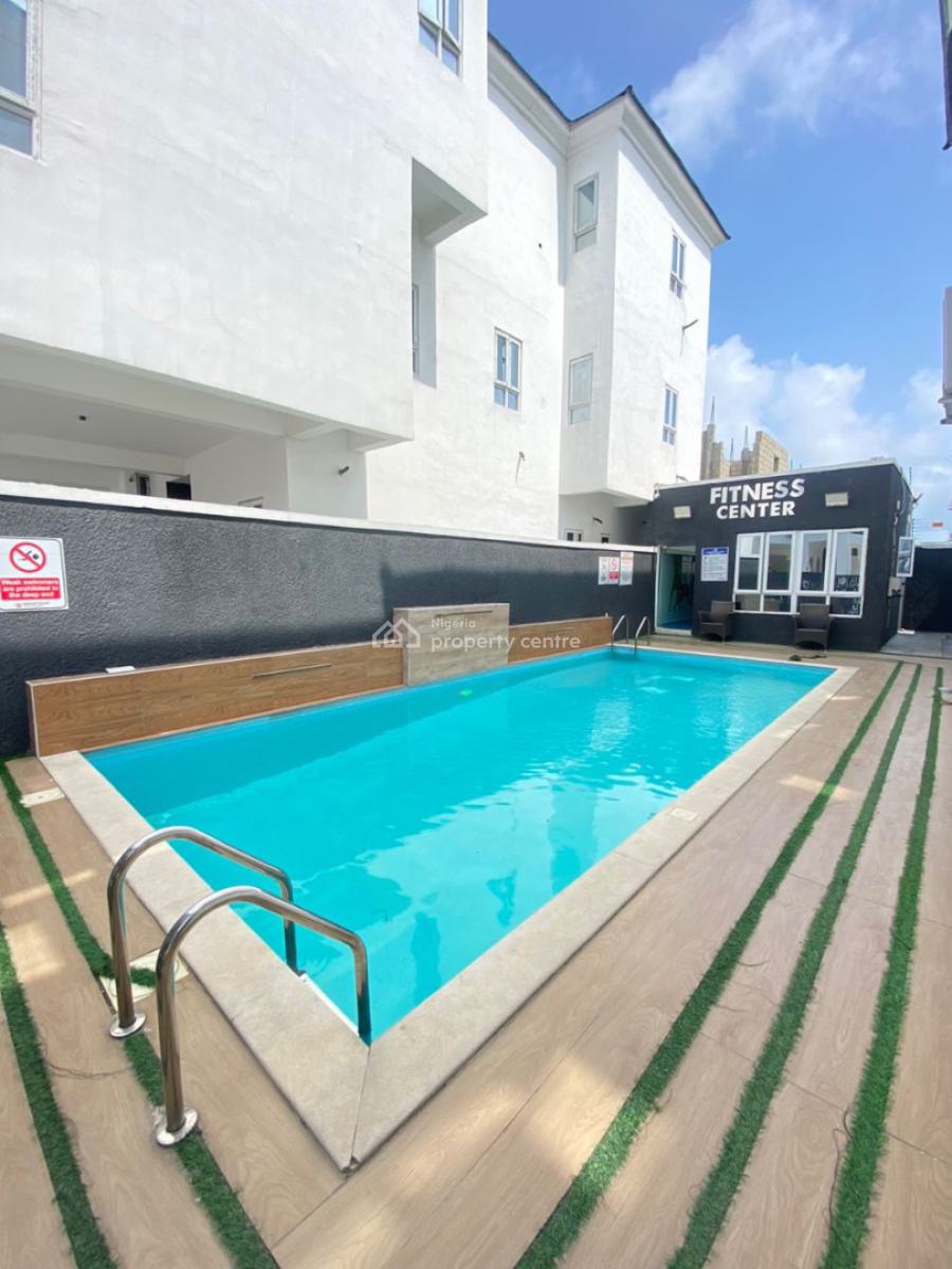Spacious 2 Bedrooms Apartment with Swimming and Gym, Ikate, Lekki, Lagos, Flat / Apartment for Rent