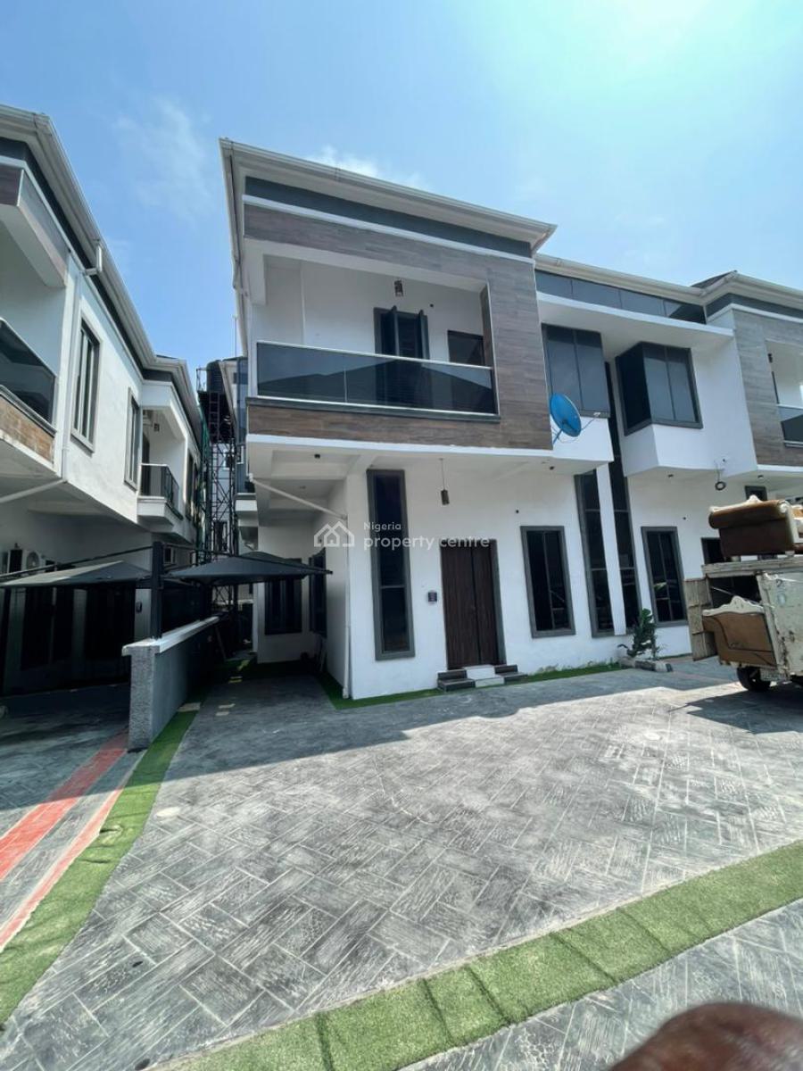 4 Bedroom Semi Detached Duplex, Before Roundabout Orchid, Lekki, Lagos, Semi-detached Duplex for Rent
