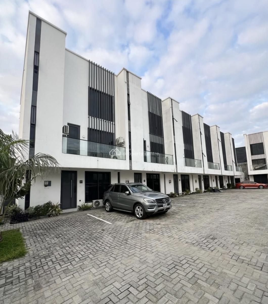 4bedroom Terrace Duplex with Bq with Fitted Kitchen, Ikate, Lekki, Lagos, Terraced Duplex for Rent