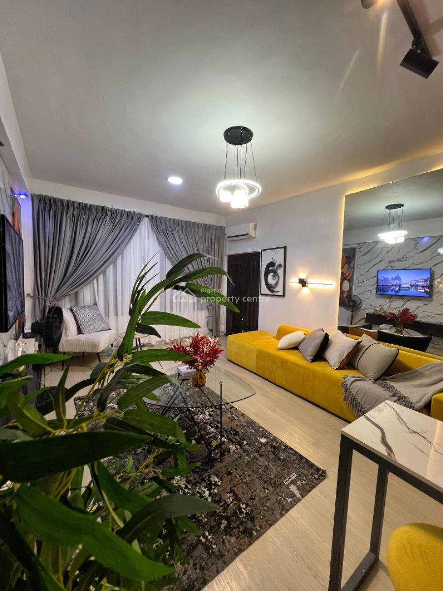 One Bedroom Apartment Chevron with Work Station, Lekki Paradise 2 Extension Chevron Alternative, Lekki Phase 2, Lekki, Lagos, Mini Flat (room and Parlour) Short Let